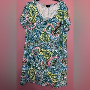 Ronni Nicole Multicolor Paisley Dress